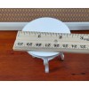 Babette's Miniatures Dollhouse End or Side Table Small Round WHITE