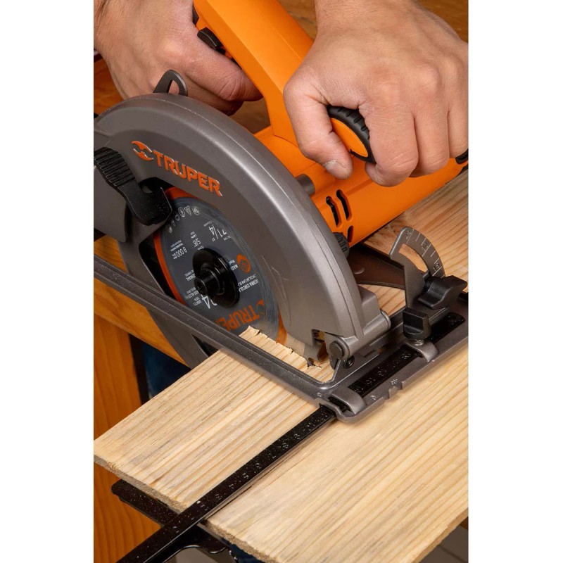 Truper Sierra Circular Eléctrica 7 1/4, 1750 W, Truper SICI-7-1/4A3