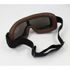 TDR WWII Style Aviator Goggles - Adjustable, Windproof, Safety Enhanced,