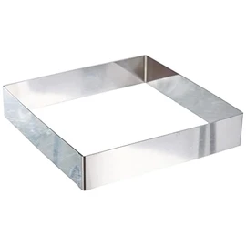 Lacor-68240-ST. STEEL SQUARE PASTRY MOULD 20X20 CMS.