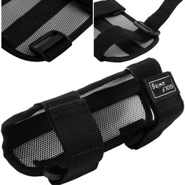 Kodrily 1Pcs Straight Swing Training Aid, Nylon Wrist Hinge Trainer, Black Swing Trainer Elbow Brace, 6.69 x 4.25in Arm Band Training Wrap, Posture Correction Belt for Beginners