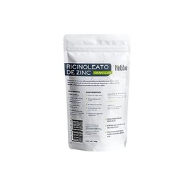 HEBBE - Ricinoleato de Zinc 100 g | No Obstruye Poros | No Inhibe Transpiración | No Irrita la Piel | Recomendado para Piel Sensible | Desodorante Nat