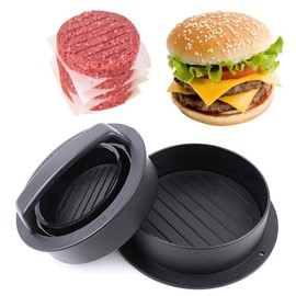 Leden Burger Press Hamburger Press Patty Maker for BBQ Grill 3-in-1 Non Stick Stuffed Burger Mold, Kitchen Tool, Beef Patties and Sliders