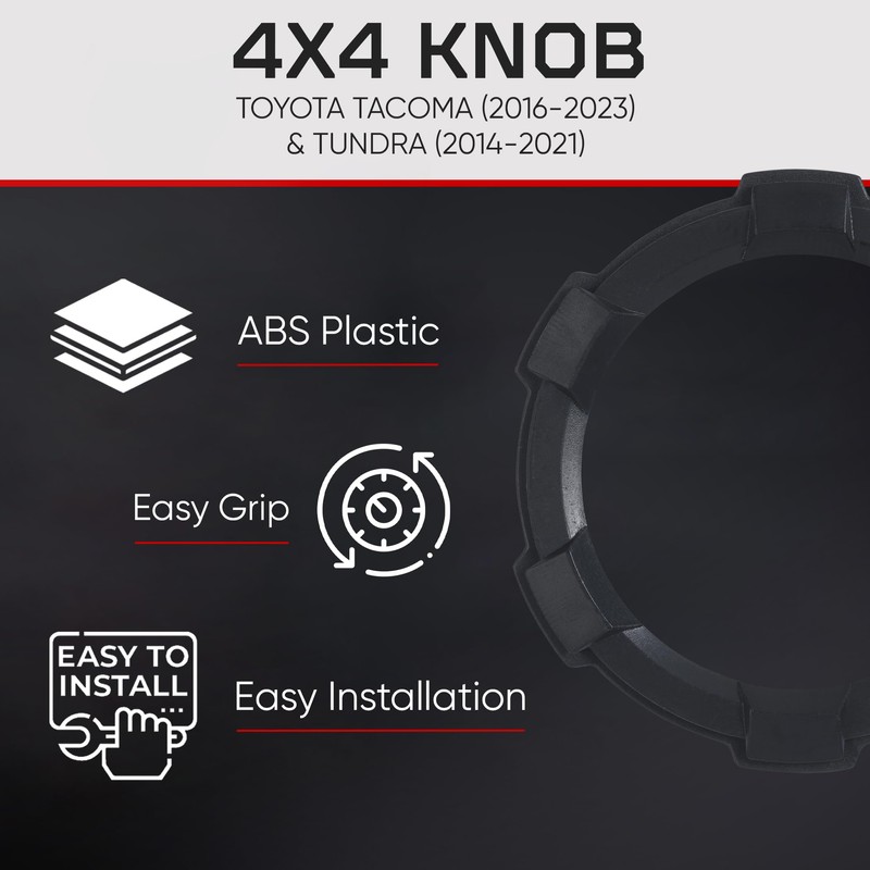 AJT DESIGN 4x4 Knob for 2016-2023 Tacoma / 2014-2021 Tundra