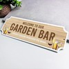 Red Ocean Garden Bar Sign For Home Bar Welcome Sign