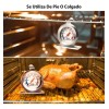 Termómetro de Horno de Acero Inoxidable para Monitorear Temperatura