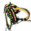 Wigwam Cool 4 Piece Set Rasta Bob Marley Leather Woven