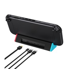 Antank S3 MAX Switch 2 Dock - Compatible with Switch (2nd Gen) TV Dock / 4K@120Hz HDMI Output / 2 USB Ports / Type-C Port / Portable Replacement Stand / Portable Dock for Travel