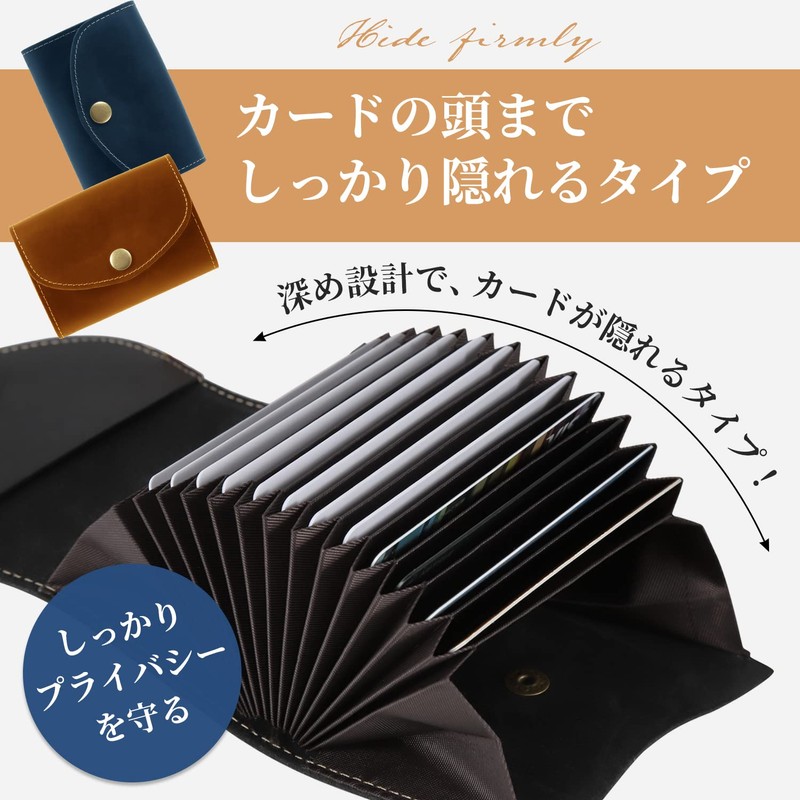 Kameto Bag Manufacturing Credit Card Case, Men's Genuine Leather, Card