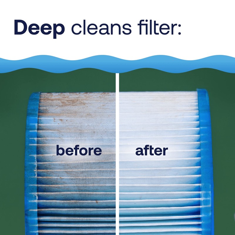 HTH Spa 86123 Filter Cleaner, Spa & Hot Tub Chemical