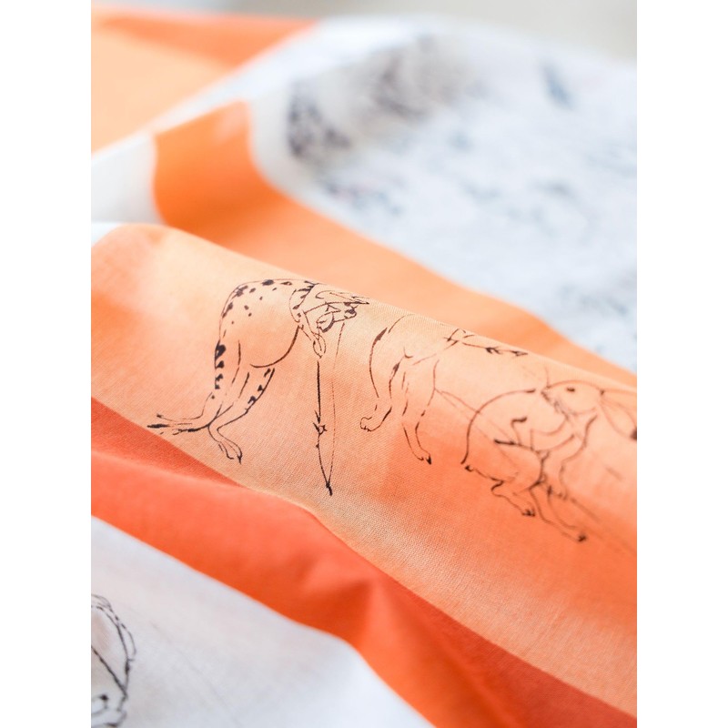 Beams Japan Handkerchief Bandana (Special Order) Hitoshi Yamamoto Shoten Choju-Giga