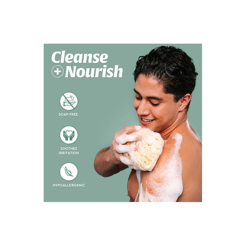 DermaVeen Daily Nourish Soap-Free Cleansing Bar for Dry & Sensitive