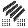 Cable Manager 1U Rack Mount, 19 Inch Horizontal 24 Slot