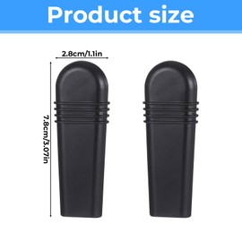Replacement of Wheelchair Brake Handle Cover, 2Pcs Flat Wheel Lock Grips, Replacement Brake Handle Tips, Wheelchair Brake Extension Handle Covers