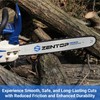 ZENTOP 8 Inch Chainsaw Bar and Chains, .050'' Gauge 3/8"