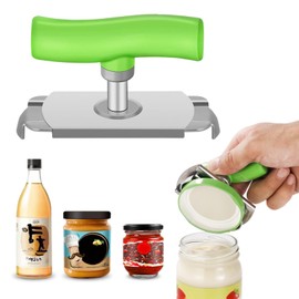 Can Opener, Manual Jar Opener, Effortless Arthritis Jar Opener, Jar Opener, Screw Lid Opener, Lid Opener for Screw Jars, for Seniors, Weak Hands, Kitchen