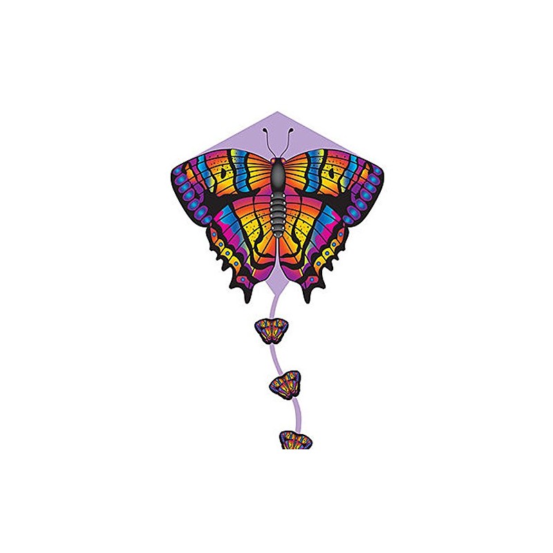 X-Kites DLX Diamond Butterfly Kite with FancyTails, 26 Inches