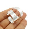 Solid Handmade 925 Sterling Silver Hammered Hoop Circle Earrings