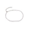 collezione alessandro Keola Simple Chain Belt with Small Round Rings,