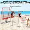 Volleyball Training Equipment Practice Net Station,Volleyball Trainer Equipment 11 x