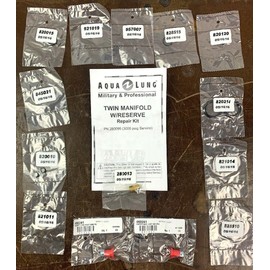 AQUALUNG 16 PCS Scuba Diving Tank Valve MANIFOLD AQUA LUNG Rebuild Parts Kit PN 280095