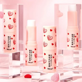 GECOMO Concealer Stick, Trouble Cover, Prevents Shiny SNS, Prevents Makeup Floating, Waterproof, Natural, Pore Stealth Isolating Stick, Face Makeup Stick, Trouble Cover, Prevents Glare, Non-Floating,