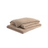 YnM Chunky Cotton Knit Throw Blanket, Cable Knit Throws for