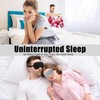Audamp Sleep Mask, Eye Mask, Night Mask, Adjustable Band, Skin-Friendly,