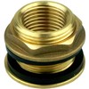 Water Butt Tank Feed-Through 3/4 Inch Internal Thread Brass Connection