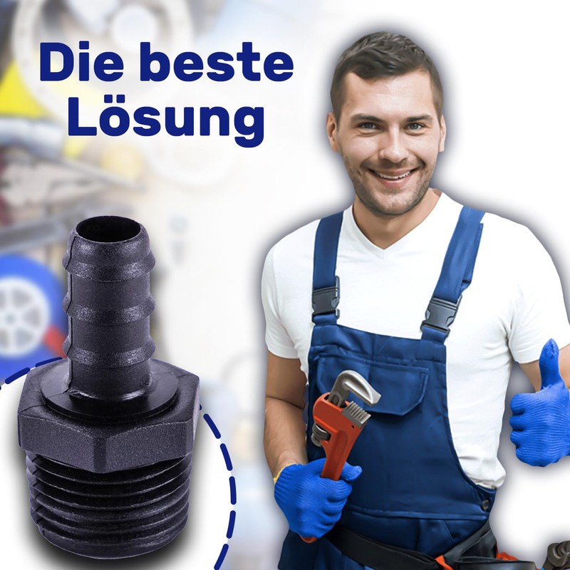 Hose Nozzle with Diameter 30 mm and Male Thread 1/2