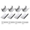 Newpowa Solar Panel Mounting Curved Z Bracket with Nuts and