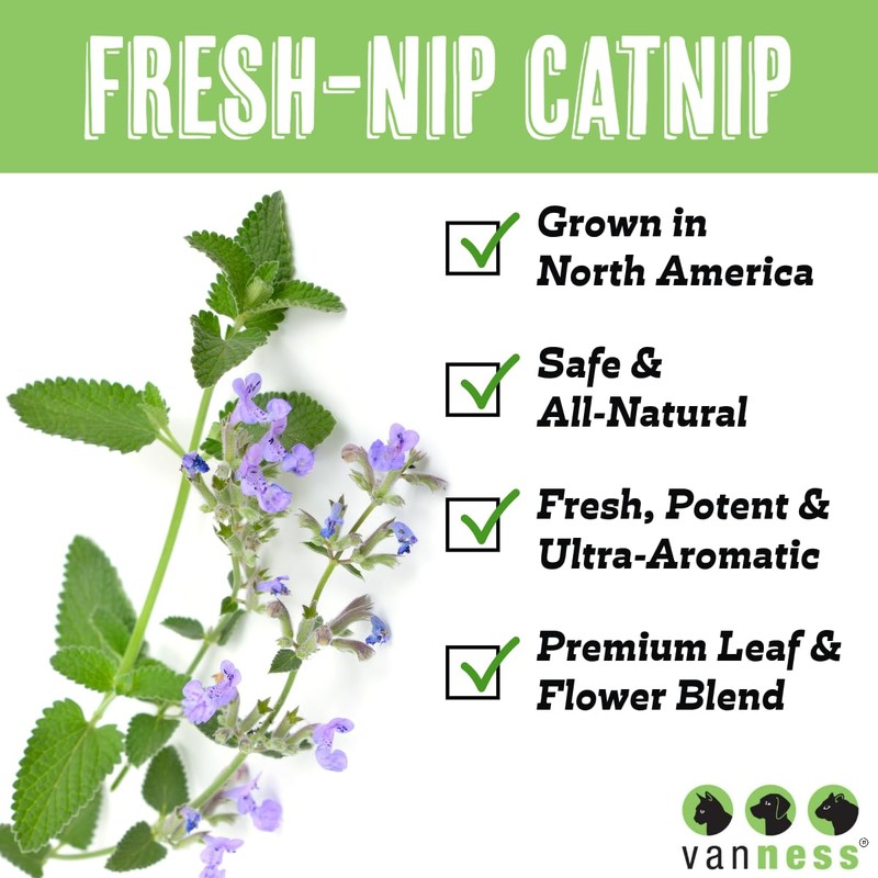Van Ness Fresh-Nip Catnip, 1-Ounce