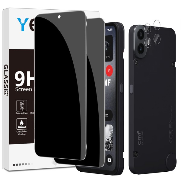 Yenwen Privacy Screen Protector for Nothing CMF Phone 1 for