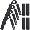 SAHENITEANA Grip Strength Trainer 4Pack,100LB-250LB Metal Hand Grip Strengthener, Non-Slip