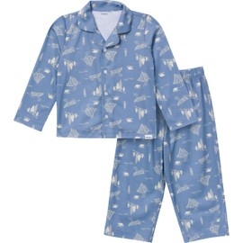 Gerber Unisex Toddlers and Baby Boys' Girls' 2-Piece Coat Style Pajama Pant Set, Bear