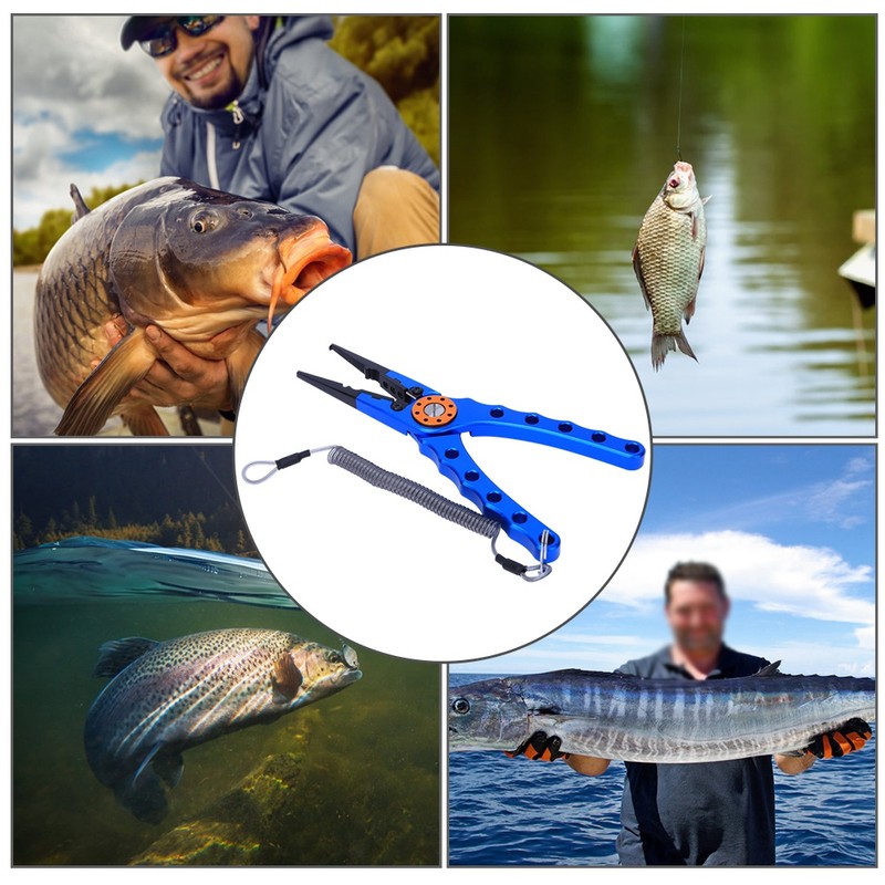 Aluminum Alloy Fishing Lure Pliers Fishing Control Clamp Fish Cutter