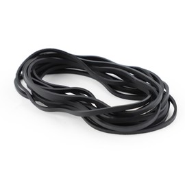 Gsrhzd Rubber Bands, 30 PCS 12x0.3cm Black Elastic Band, Thick Strong Elastic Bands, Large Rubber Band Heavy Duty, for Industrial Home Office School File Folders Garbage