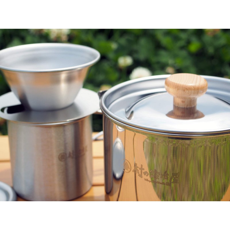 Tsubame Sanjo MK-6549 Village Blacksmith Touring Ketork Cooker & Dripper