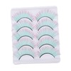 Mikinona 5 Pairs Colored False Eyelashes Strip Lashes for Women