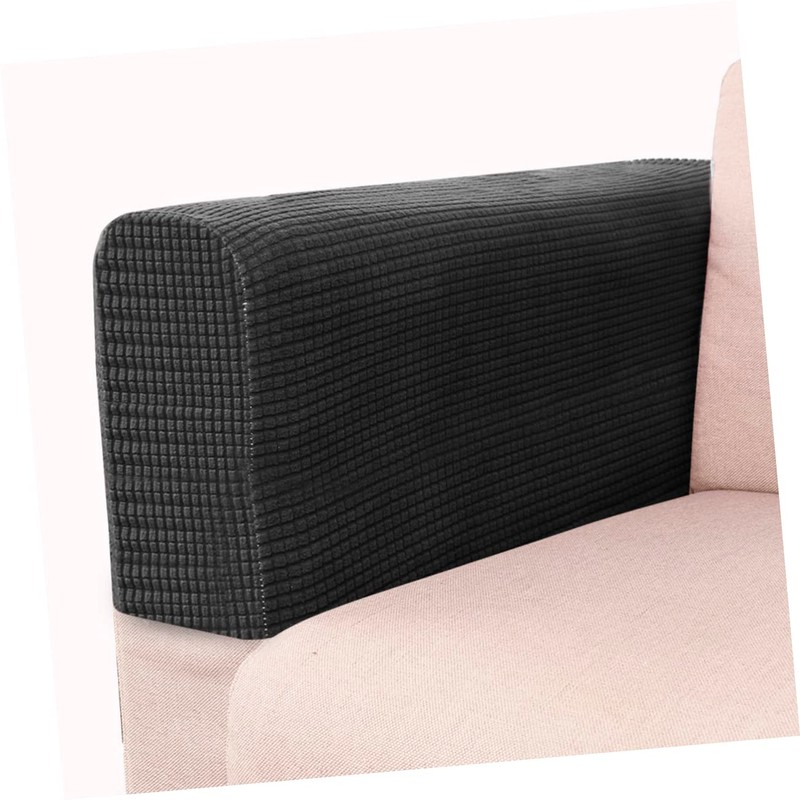 GRIRIW 2pcs Sofa Armrest Cover Couch Headrest Protectors Elastic Living