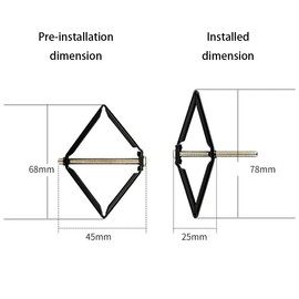 Wall Mount Switch Box Repair Tools, 4PCS Switch Cassette Repairman Support Rod Electrician Accessories for Repairman Socket Back Box Electrician Accessories 86 Type Switch Box Repair Tool