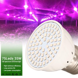 Haofy Bombilla Plantas, Lámpara para Plantas, LED 5W Bombilla Crecimiento Plantas, Bombilla Cultivo Interior, Bombilla LED para Plantas y Flores (Bombilla)