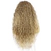 Sapphirewigs Blonde Curly Headband Wig Long Ombre Synthetic Wig Loose