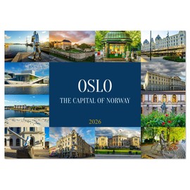 Oslo - the capital of Norway (Monthly Wall Calendar 2026 11.7" x 16.5" (open)), CALVENDO 14 Month Calendar