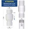 Midline Valve PVC Inline Check Valve for Backflow Prevention 1/2''