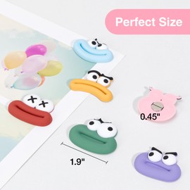 ZOSIX 12Pcs Fridge Magnets Cute Refrigerator Magnets, Strong Magnets for Whiteboard Cabinet Locker, Rubber 3D Funny Decorative Magnets for Classroom Kitchen Office