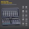 42 in 1 Magnetic Screwdriver Set with Detachable Ratchet Handle