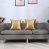 Eternal Beauty Set of 2 Sequin Decorative Pillow Cover Gold