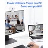 ZZCP Webcam con Microfono para PC,Camara Web para PC HD