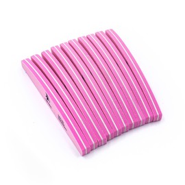 Nail Buffer 100/180 – Limas de Uñas Sponge (10 Piezas) – Pulidor Doble Cara Lavable y Desinfectable para Uñas Acrílicas, Gel, Manicure y Pedicure – Uso Profesional y en Casa